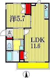 間取図画像 1LDK