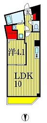 MIDSQUARE 1LDKの間取図画像