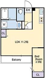 間取図画像 1LDK