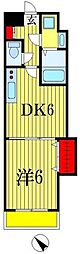 金太郎ヒルズ100 1DKの間取図画像