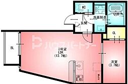 REGALEST千葉 1LDKの間取図画像