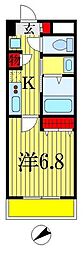 千葉ポートイースト 1Kの間取図画像
