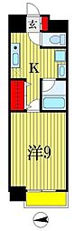 ヴェラジォ-2 1Kの間取図画像