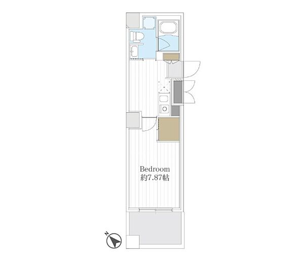 LEXE AZEST横濱関内 509｜神奈川県横浜市中区松影町1丁目(賃貸マンション1DK・5階・30.16㎡)の写真 その2