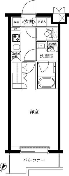 ルーブル蓮根弐番館 303｜東京都板橋区蓮根1丁目(賃貸マンション1K・3階・26.35㎡)の写真 その2