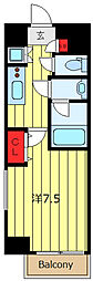 MAKESDESIGN町屋 1Kの間取図画像