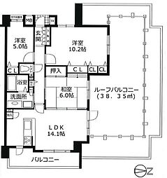 グラン・スフィア鈴蘭台 3LDKの間取図画像