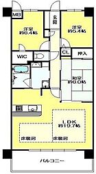アルファステイツ垂水高丸 3LDKの間取図画像