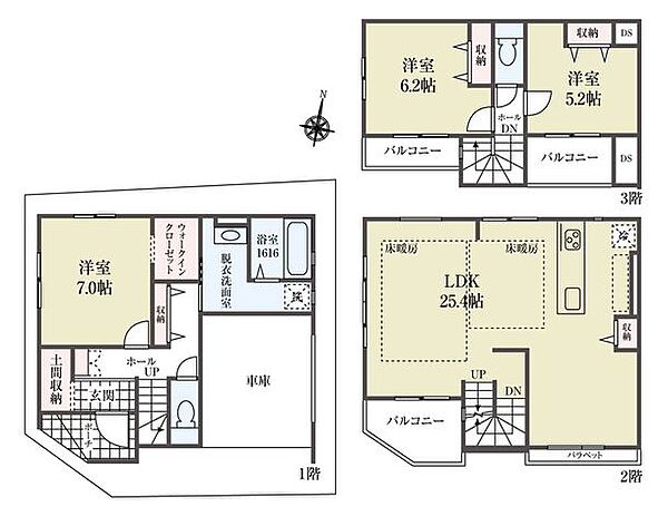 間取りを拡大表示