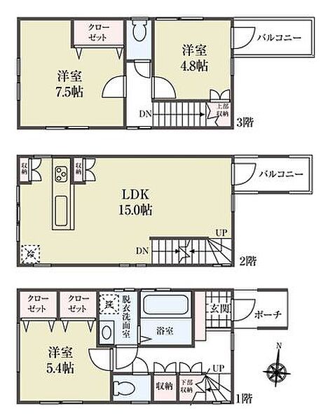 間取りを拡大表示