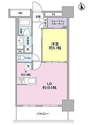 スタイリオ品川中延 1LDKの間取図画像