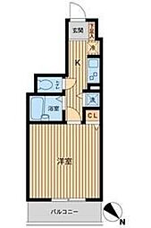 HF東神田レジデンス 1Kの間取図画像