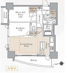 PRIMALCITY神楽坂 2LDKの間取図画像