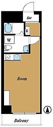 ロイヤルハイツ新宿御苑 ワンルームの間取図画像