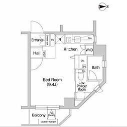 PRIMEURBAN目白 ワンルームの間取図画像