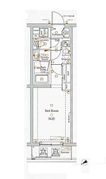 ディップス高田馬場駅前 1Kの間取図画像