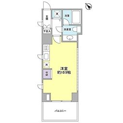 プロスペクト渋谷道玄坂 ワンルームの間取図画像