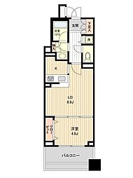 HF銀座レジデンスEAST 1LDKの間取図画像