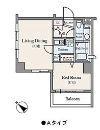 東池袋DUPLEXR's 1DKの間取図画像