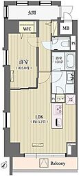 シュトラーレ神山町 1LDKの間取図画像
