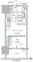 江東区大島4丁目マンション 1DKの間取図画像