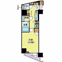 メイクスデザイン西新宿 1Kの間取図画像