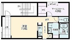 フォルスクラス三軒茶屋2 1SKの間取図画像