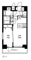 アーバンパーク浅草2 1LDKの間取図画像