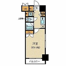 パレステュディオ神田神保町 1Kの間取図画像