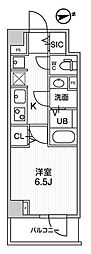 中野区上高田2丁目マンション 1Kの間取図画像