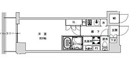 プライマル千石 1Kの間取図画像