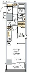 リビオメゾン西麻布 1LDKの間取図画像