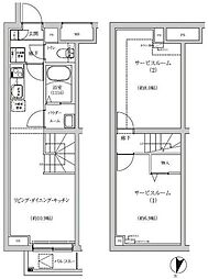 レゴリス池上 2LDKの間取図画像