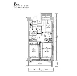 crealpremier明大前 1SLDKの間取図画像