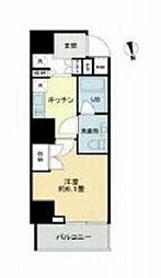 ヴィオール文京関口 1Kの間取図画像