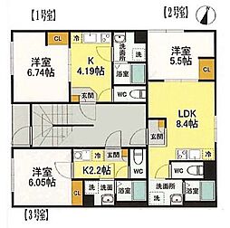 ティープラザ東池袋(T-Plaza東池袋) 1Kの間取図画像
