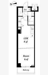 CLASSYOTSUYA 1LDKの間取図画像