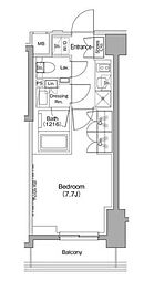 ザ・パークハビオ住吉 1Kの間取図画像