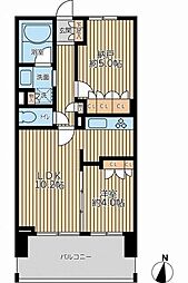 ドゥーエ両国2 2LDKの間取図画像