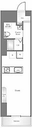 ライオンズマンション八丁堀 ワンルームの間取図画像
