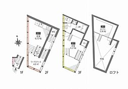 ボレロ池袋 1LDKの間取図画像