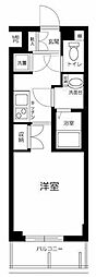 Parkwell神田EAST弐番館 1Kの間取図画像