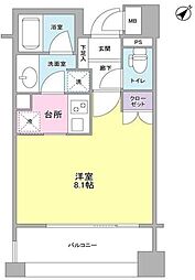 アルス恵比寿メイクス 1Kの間取図画像