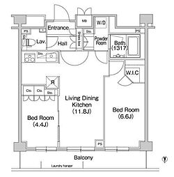 COMFORIA駒場 2LDKの間取図画像