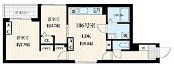 スクルド松陰神社 2LDKの間取図画像