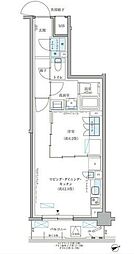 パークアクシス文京本郷 1LDKの間取図画像