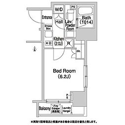 コンフォリア押上 1Kの間取図画像