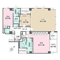 ブロッサムテラス 202 ｜ 東京都港区赤坂１丁目14-1（賃貸マンション2LDK・2階・178.33㎡） その2