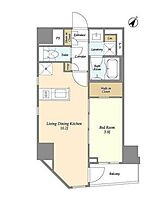 ジオエント日本橋小伝馬町  ｜ 東京都中央区日本橋小伝馬町13-1（賃貸マンション1LDK・9階・35.69㎡） その2