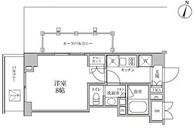 レジディア神楽坂ＩＩ 502 ｜ 東京都新宿区新小川町8-9（賃貸マンション1K・5階・25.81㎡） その2